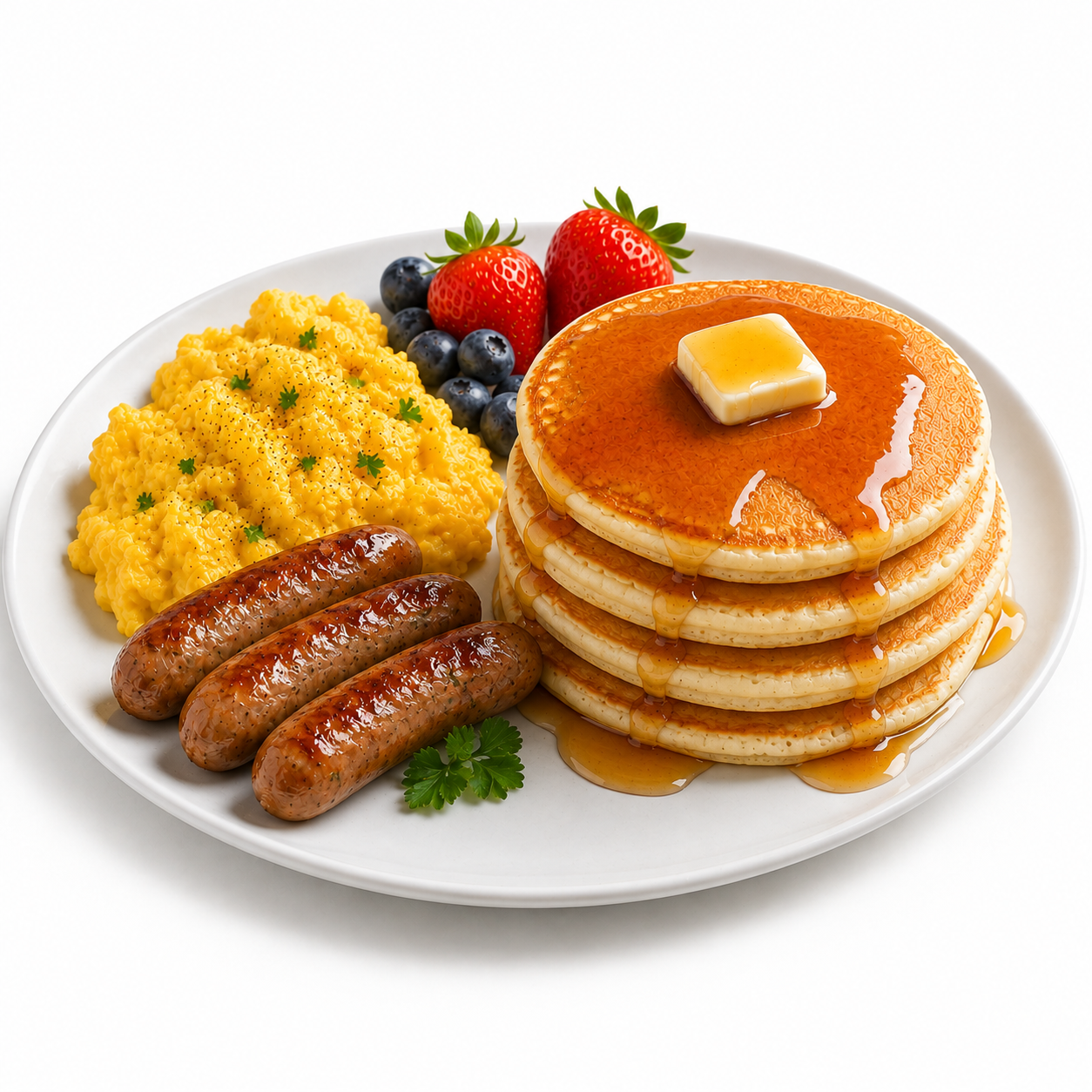 แพนเค้กซิกเนเจอร์ (Classic Pancake & Sausage Breakfast Combo) - Image 3